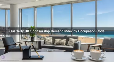 Quarterly UK Sponsorship Demand Index by Occupation Code