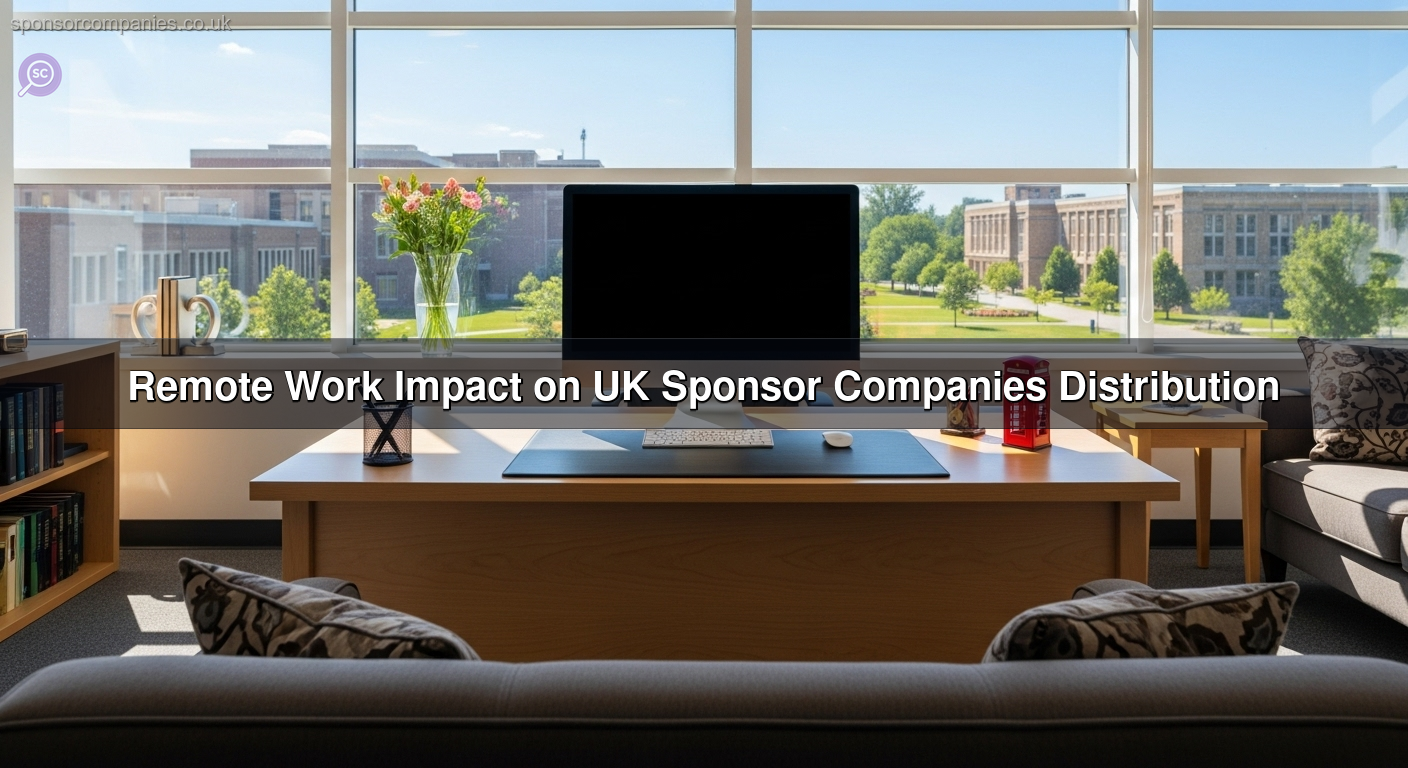 Remote Work Impact on UK Sponsor Companies Distribution