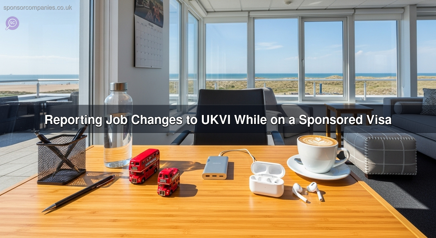 Reporting Job Changes to UKVI While on a Sponsored Visa Reporting Job Changes to UKVI While on a Sponsored Visa