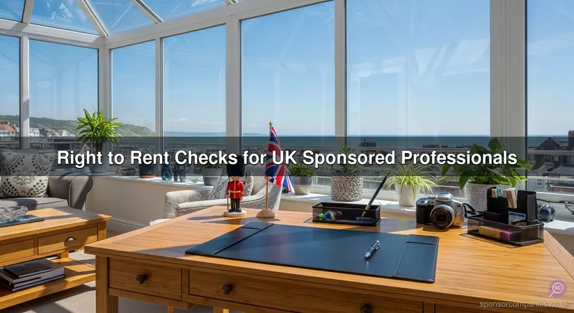 Right to Rent Checks for UK Sponsored Professionals
