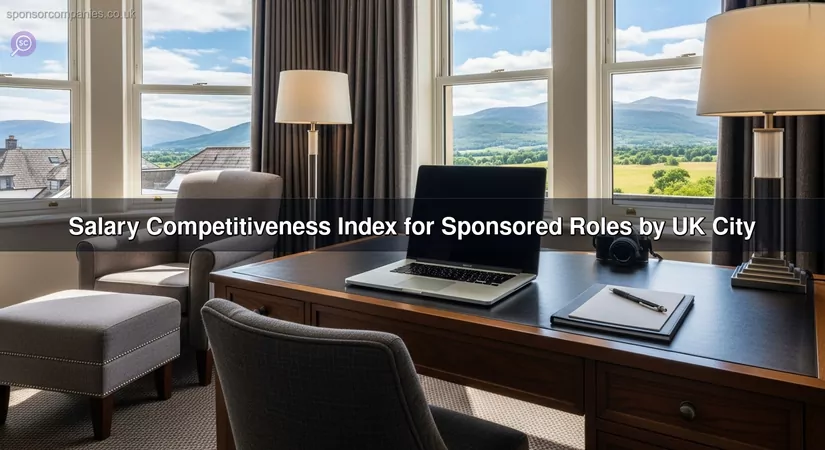 Salary Competitiveness Index for Sponsored Roles by UK City