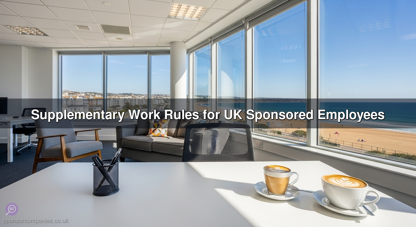Supplementary Work Rules for UK Sponsored Employees