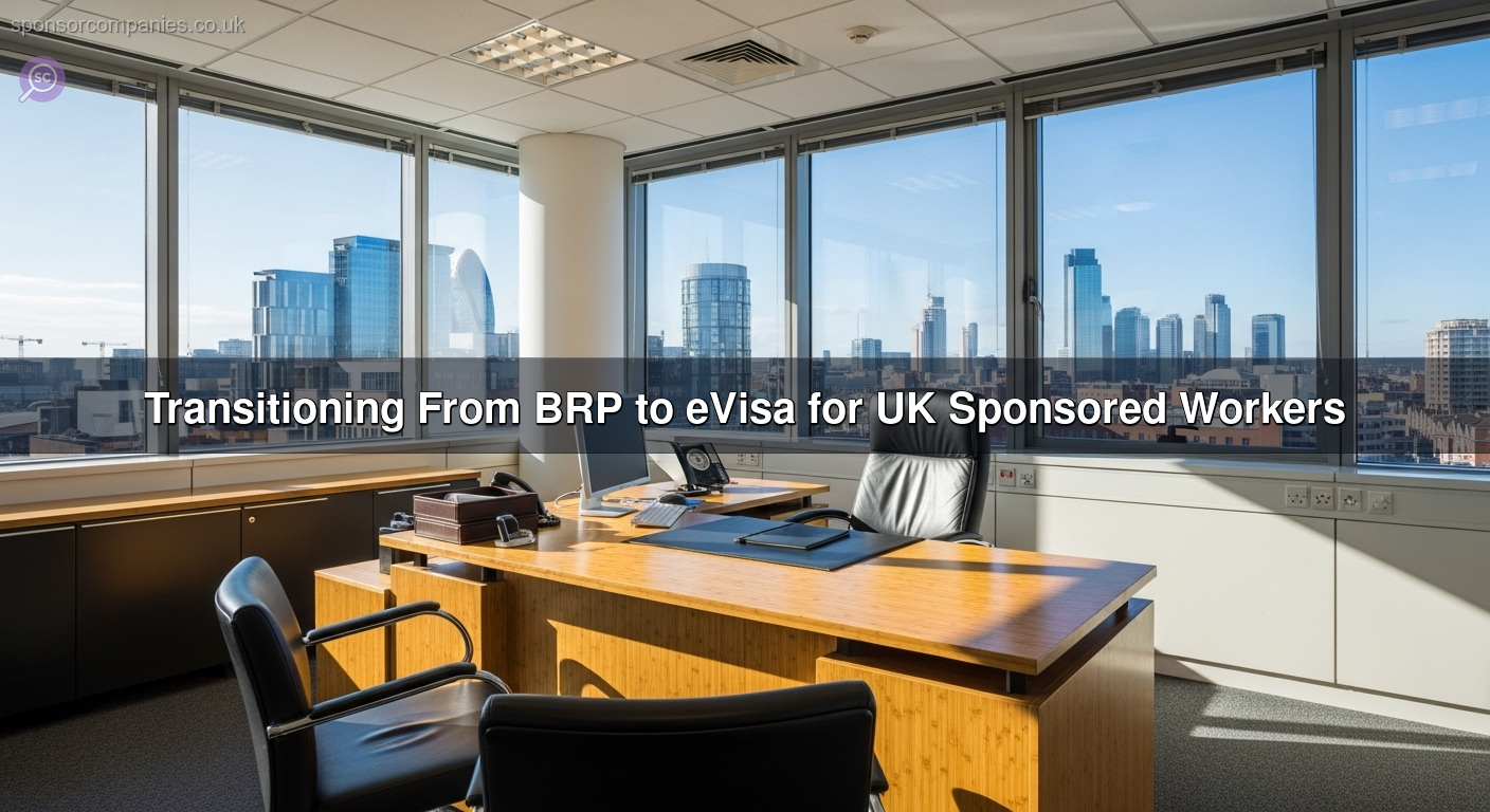 Transitioning From BRP to eVisa for UK Sponsored Workers