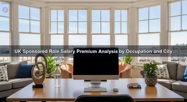 UK Sponsored Role Salary Premium Analysis by Occupation and City