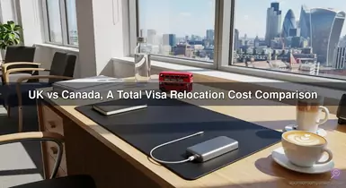 UK vs Canada, A Total Visa Relocation Cost Comparison