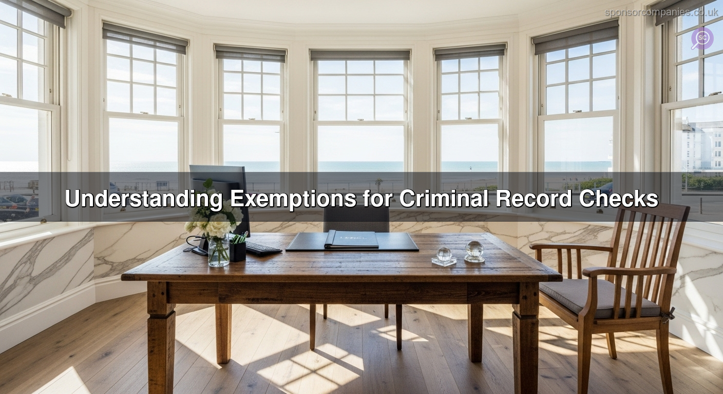 Understanding Exemptions for Criminal Record Checks