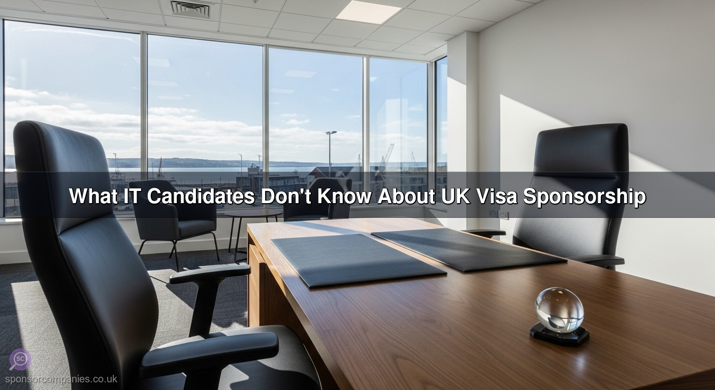 What IT Candidates Don't Know About UK Visa Sponsorship