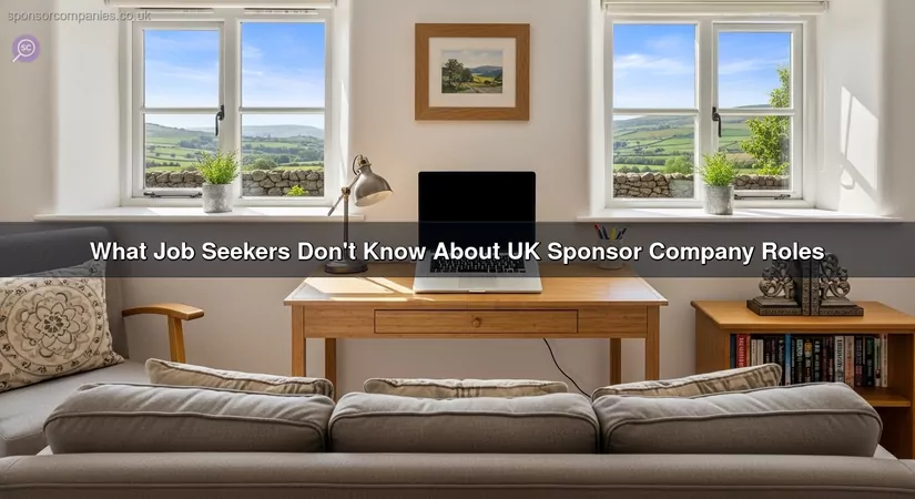 What Job Seekers Don't Know About UK Sponsor Company Roles