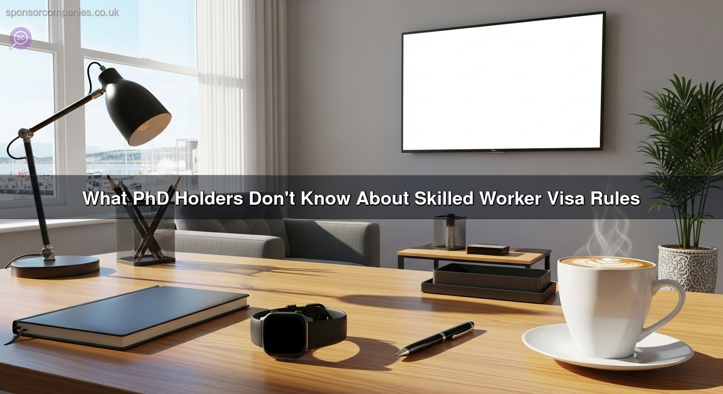 What PhD Holders Don't Know About Skilled Worker Visa Rules
