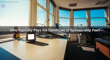 Who Typically Pays the Certificate of Sponsorship Fee?
